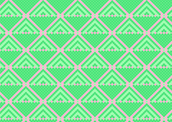 和をイメージしたドット柄 タイル 背景