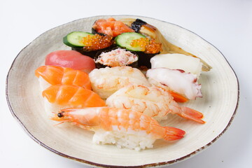 握り寿司の盛合わせ