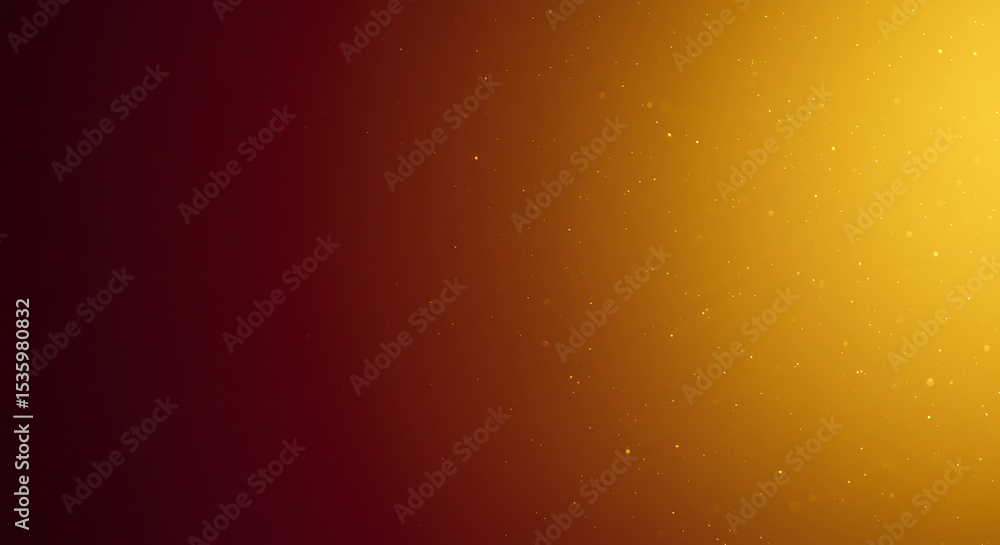 Poster a warm abstract background with a smooth gradient from deep red to bright golden yellow, with subtle