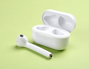 Sleek Wireless Earbuds Modern Design with Charging Case