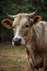 Brahman Cattle Calm Expression