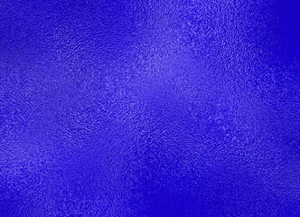 Blue Foil Texture Background with Glass Effect, Illustration. Abstract gradient bright and shiny light reflection rough texture