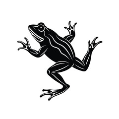 Minimal Silhouette of a Jumping Frog.eps