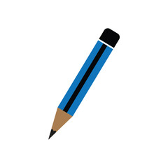 pencil logo icon illustration flat
