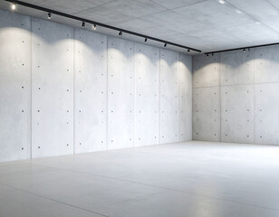 Minimalist Empty Concrete Wall Background for Design, Architecture, or Mockup Use