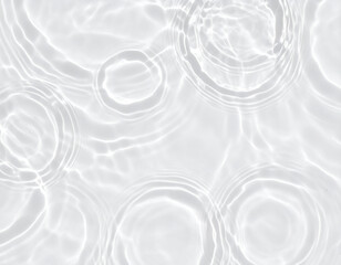 Blurred Transparent Calm Water Surface with Gentle Splash Texture in Desaturated Tones

