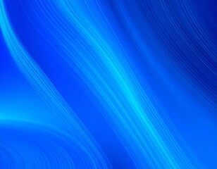 Fototapeta premium Abstract vibrant blue flowing lines