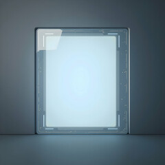 Displaying Frame Technology with Empty Screen for Content