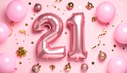 Pink 21st birthday celebration