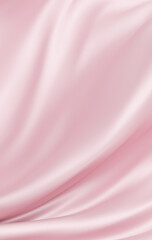 Abstract pink fabric background with copy space 3D render