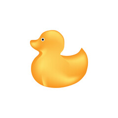 small duck vector illustration duck is a water bird that has a wide or flat bill, webbed feet, waterproof feathers and an oval body