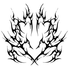 Necro Cybersigil Tattoo Design Vectors
