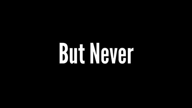 Compromise For Your Dreams But Never Compromise On Your Dreams, Motivational Quotes Video 4k Black Background With White Text Animation Typewriter. 