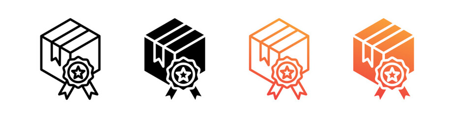 Quality Product Multi Style Icon Set Vector 