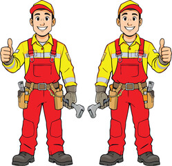 Cartoon of Technician