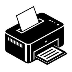 printer icon vector illustration