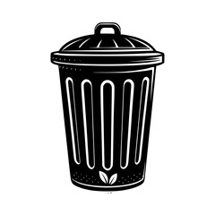 vector trash can icon