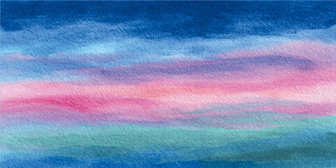 abstract background decorative plaster. Watercolor pastel background. aquarelle colorful stains on paper ai generated.
