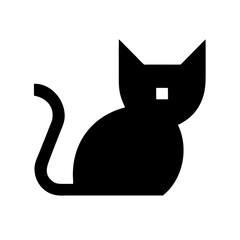 Cat icon vector illustration