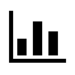 Chart bar icon vector illustration