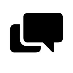 Chat icon vector illustration