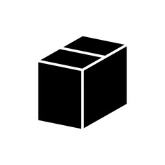 Box icon symbol for apps and websites. box sign and symbol, parcel, package
