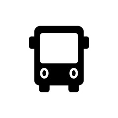 Bus icon symbol for apps and websites. bus sign and symbol