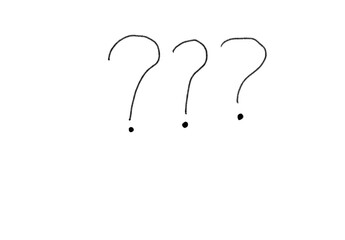 question mark on white background, mark, decorate, confused