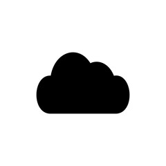 Cloud icon symbol for apps and websites. cloud sign and symbol