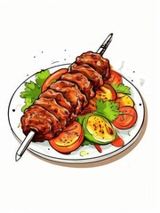 the AI Image Generator, Delicious Glazed Chicken Drumsticks with Sauce