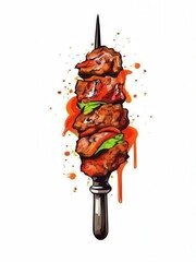 the AI Image Generator, Delicious Glazed Chicken Drumsticks with Sauce