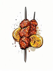the AI Image Generator, Delicious Glazed Chicken Drumsticks with Sauce
