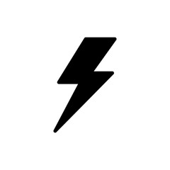 Lightning icon symbol for apps and websites. electric sign and symbol. power icon. energy sign
