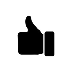 Like icon symbol for apps and websites. Thumbs up sign and symbol. Hand like