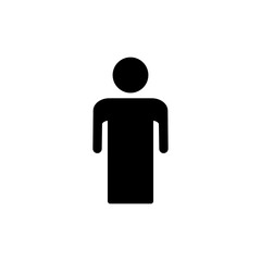 Man icon symbol for apps and websites. male sign and symbol. human symbol