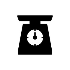 Scales icon symbol for apps and websites. Weight scale sign and symbol