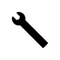 Wrench icon symbol for apps and websites. repair icon. tools sign and symbol