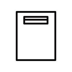 文具_モノクロ_バインダー