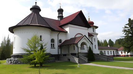 Holy-Vvedensky nunnery in the Vladimir region. Russia