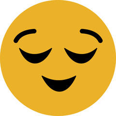 Friendly and cute emoji smile icons perfectly crafted for joyful expression