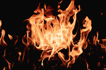 Blaze fire flame texture background. Fire sparks background. Abstract fire flame texture for banner...