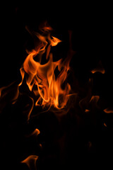 Blaze fire flame texture background. Fire sparks background. Abstract fire flame texture for banner...