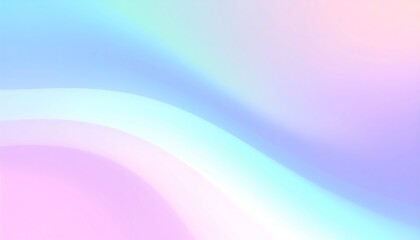 Obraz premium Pastel, wavy gradients