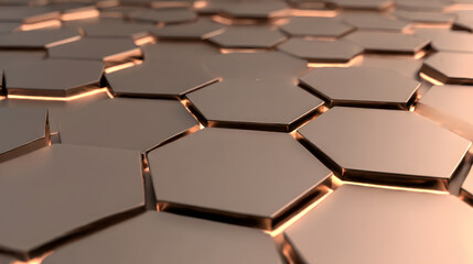 abstract background with hexagons