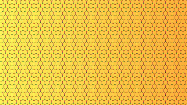 Hexagonal abstract metal background. hexagon pattern. Seamless background. Abstract honeycomb background in grey color. hexagon background with gradient effect