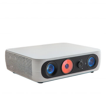 Portable projector for home theater entertainment lcd led hdmi usb wifi bluetooth projector review guide 2024 on transparent background