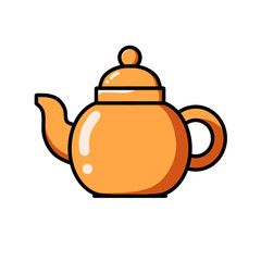 teapot vector design illustration, teapot icon, teapot logo, good as sticker.