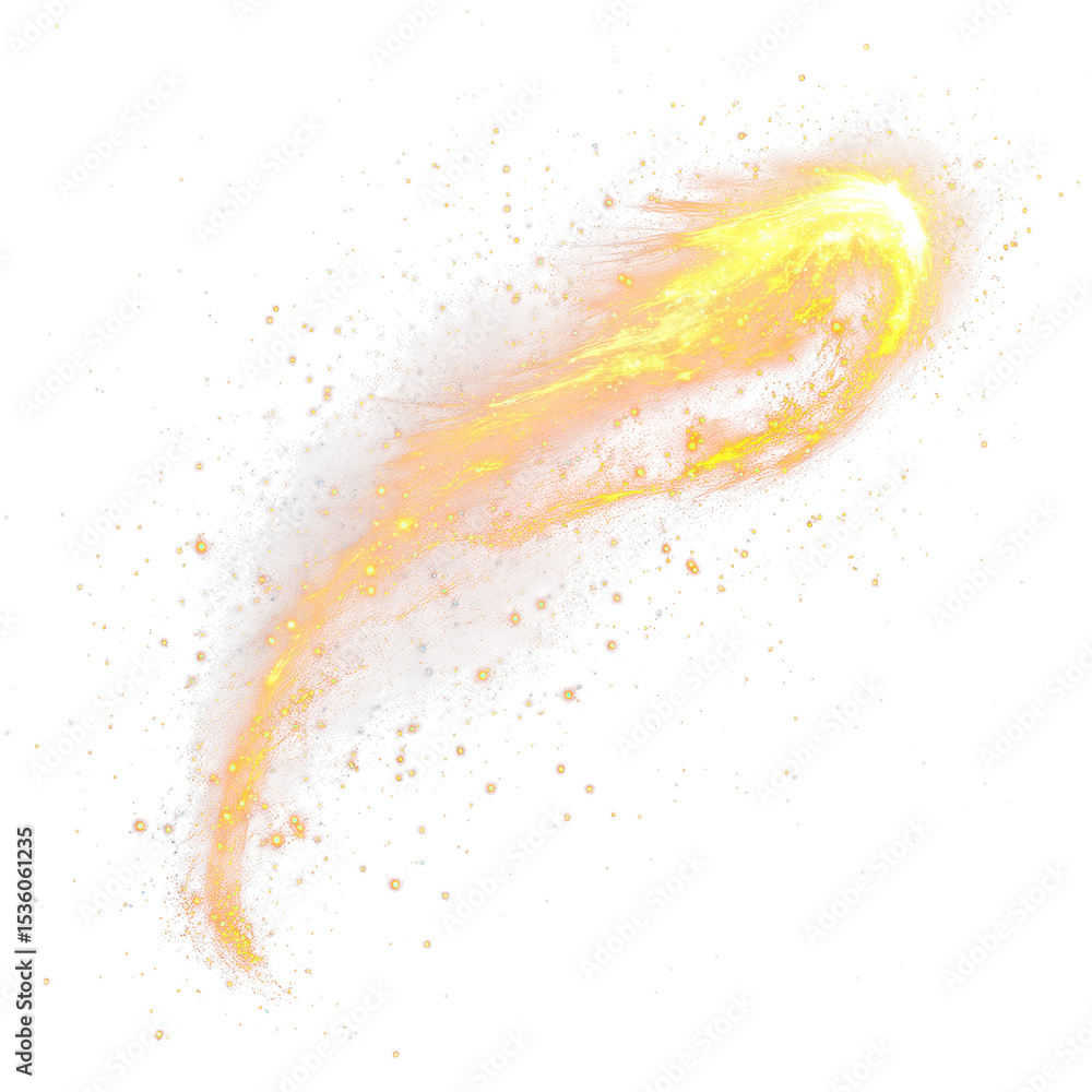 Poster download fire comet tail effect illustration for graphic design and motion graphics projects free im