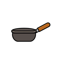 water pot vector design illustration, pot icon, pot logo, good as sticker.