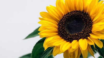 Obraz premium Vibrant Yellow Sunflower Close Up Detailed Summer Flower Blossom Bright Sunny Floral Botanical Nature Photography Image High Resolution Joy Life Hope Plant Bloom Happy Rural Field
